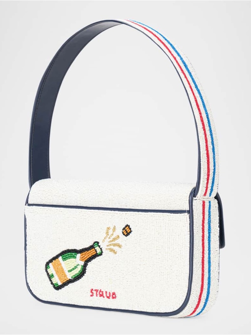 Staud 'Stautine Crackers' Beaded Shoulder Bag - Picture 2 of 6
